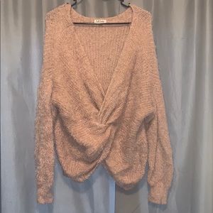 Light Pink Knot Sweater
